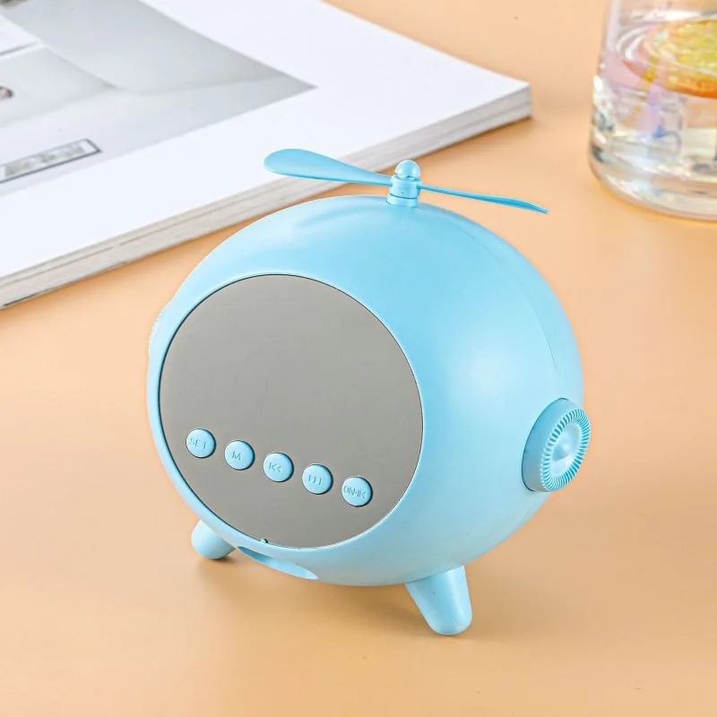 

For 5.0 Portable Gift Alarm Clock Mini Cartoon Clock Bluetooth Speaker Wireless Bluetooth Audio