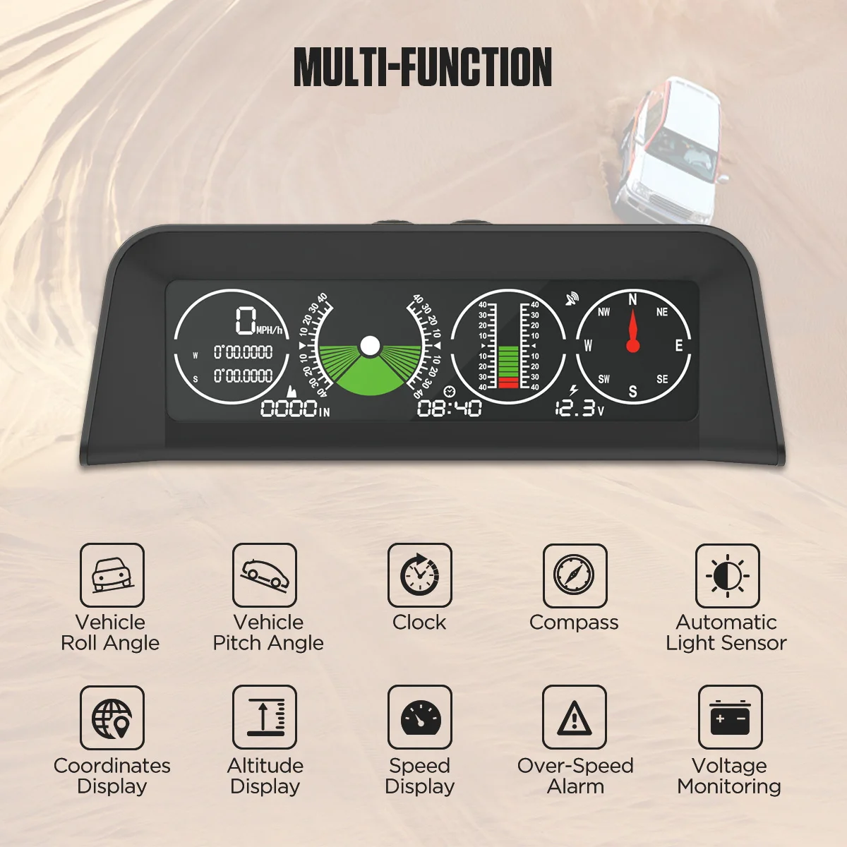 Цифровой транспортир AUTOOL X90 с GPS и счетчиком наклона для автомобиля | Автомобили