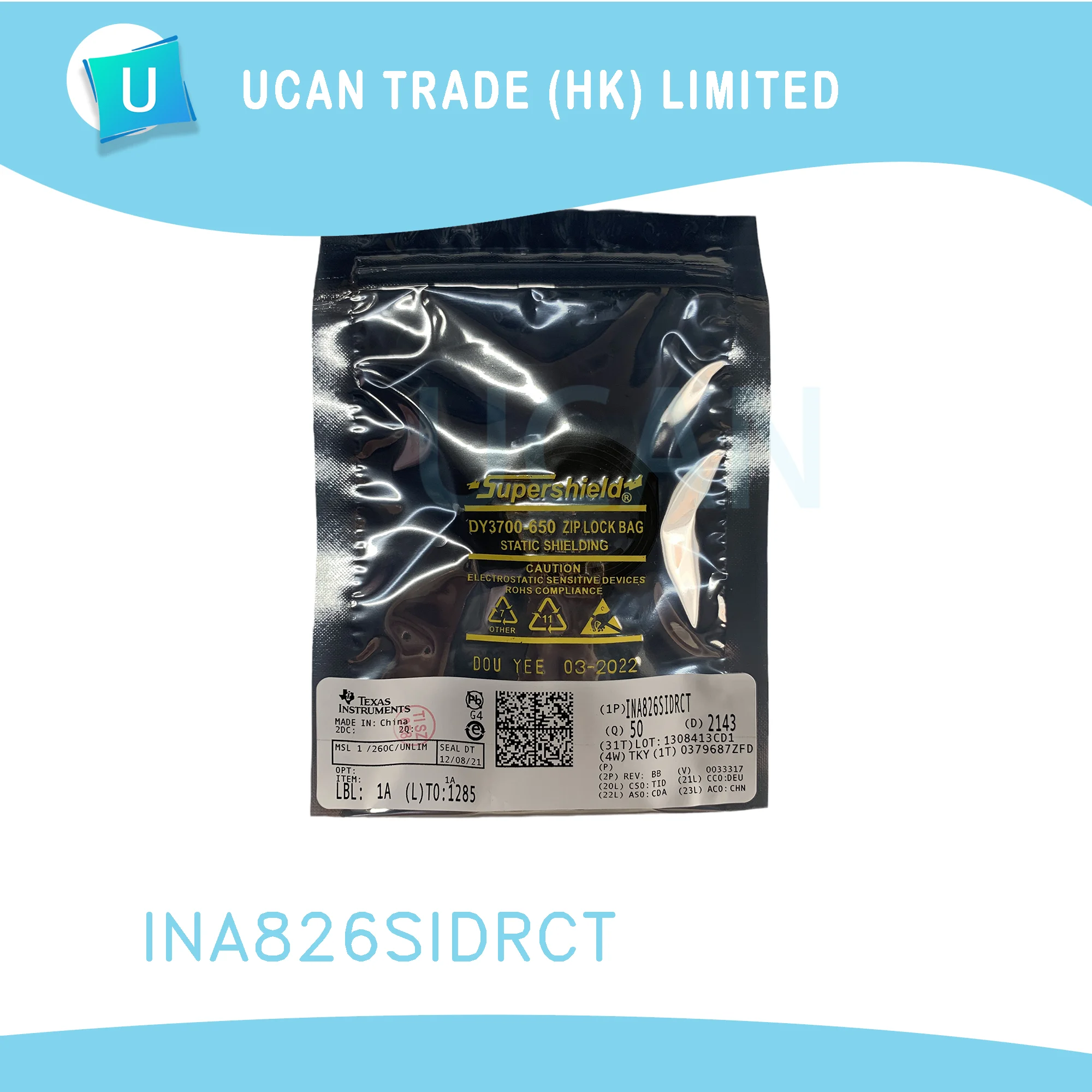 

TI INA826SIDRCT VSON (DRC)-10 SMD/SMT Original and New