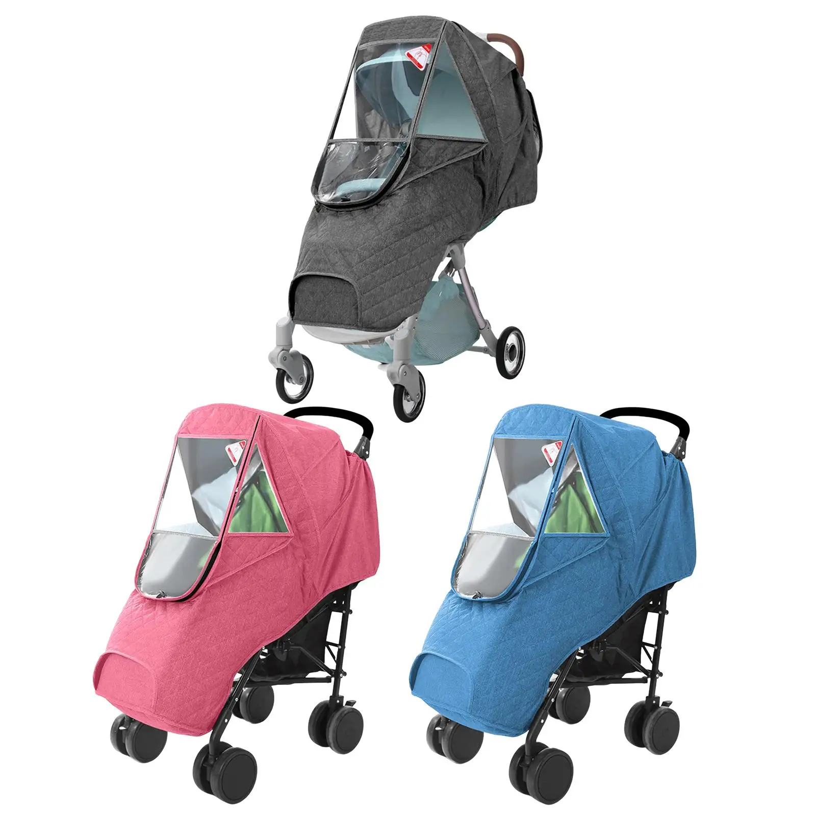 

WaterWindRain Cover for Baby Stroller Protection Windshield Rain