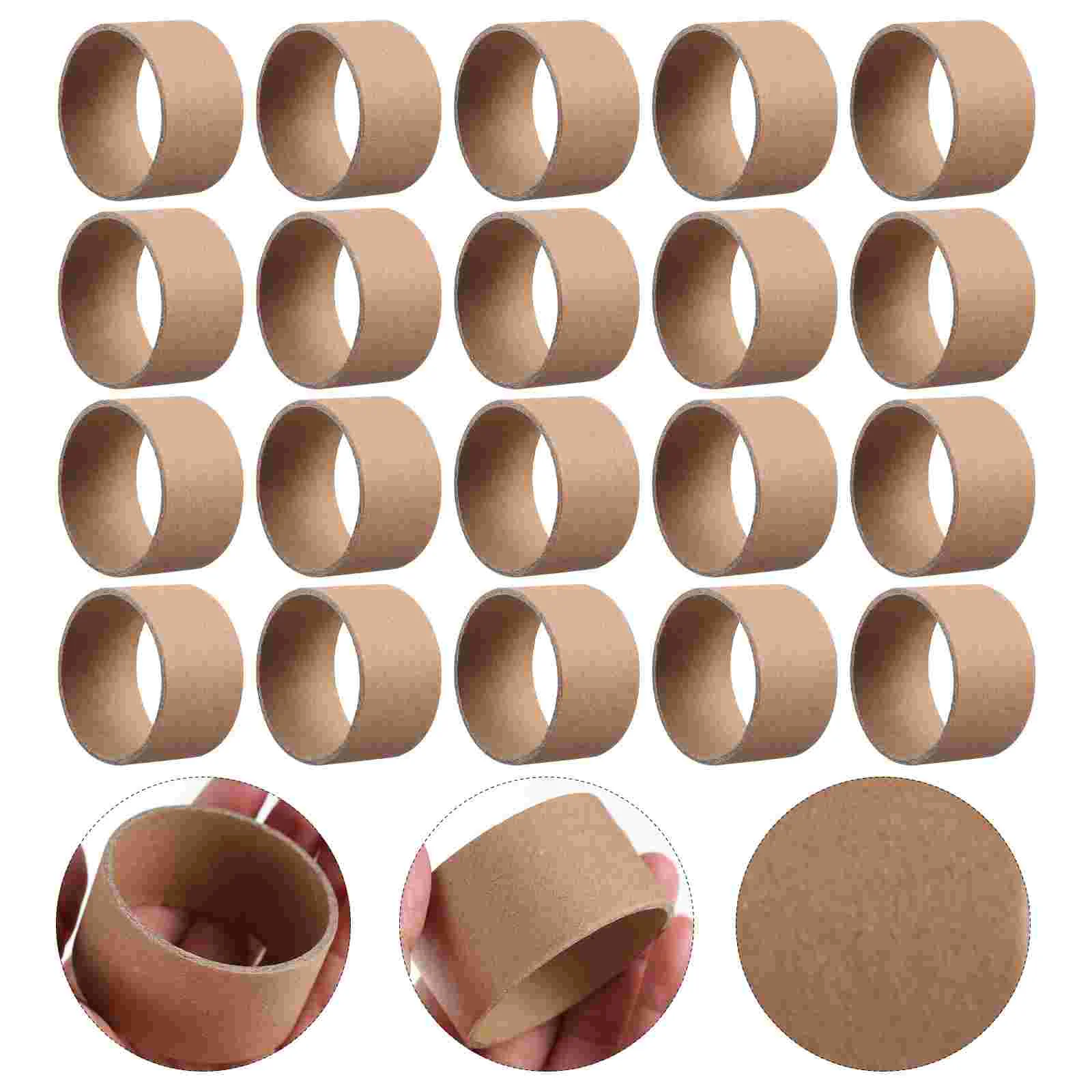 Paper Cardboard Roll Crafts Toilet Tubes Tubes Tube Diy Craftroll Brown Crafts Kraft Round Towel Art Rolls Thin Small Empty images - 6