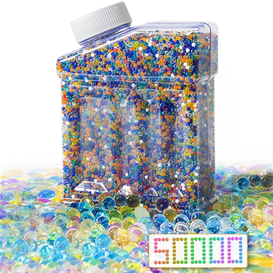 

50000pcs 7-8MM Children's Water Bomb Toy Assault Toy Gun Accessories Rifle Bullet Fun Boy Toys Waters Bomb Water Bullets