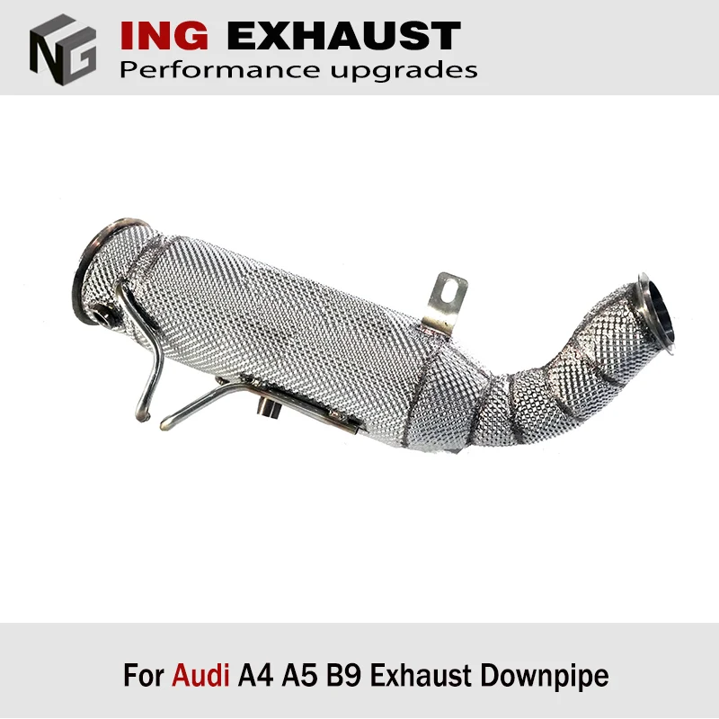 Лидер продаж ING выхлопная труба для 2017-up A4 A5 B9 2.0T EA888 OPF нержавеющая сталь без