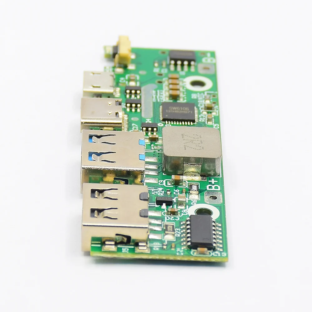 Быстрая зарядная плата QC 3,0 SW6106 USB Type-C PD, 5 В, 9 В, 12 В, модуль быстрой зарядки для литий-ионных аккумуляторов 18650, внешний аккумулятор «сделай сам» Быстрая зарядная плата QC 3,0 SW6106 USB Type-C PD, 5 В, 9 В, 12 В, модуль быстрой зарядки для литий-ионных аккумуляторов 18650, внешний аккумулятор «сделай сам»