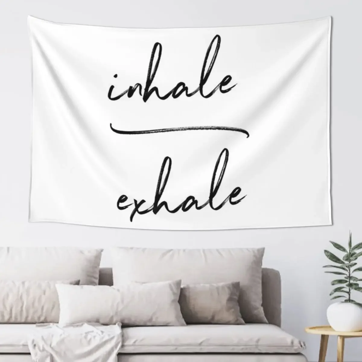 Вдох выдох йога гобелен украшения комнаты аксессуары для стены