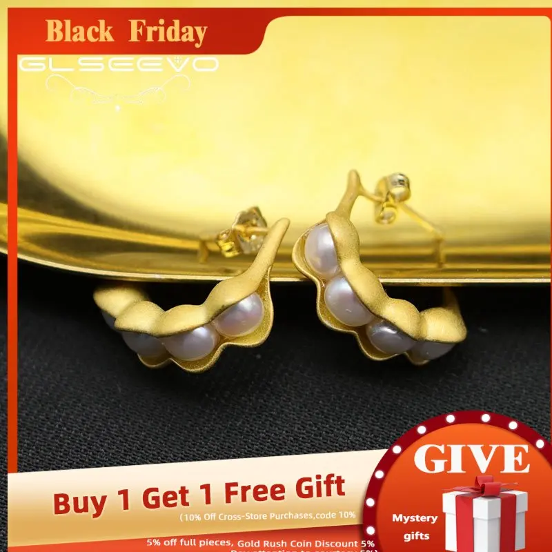 

Женские серьги из серебра пробы с натуральным пресноводным жемчугом