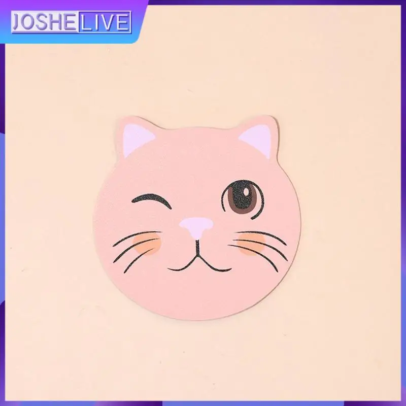 

Креативная мультяшная зеркальная раковина, нескользящая посуда, коврик для обеденного стола в виде кошки, подушка для стола, домашний обеденный стол, коврик для посуды, катушка