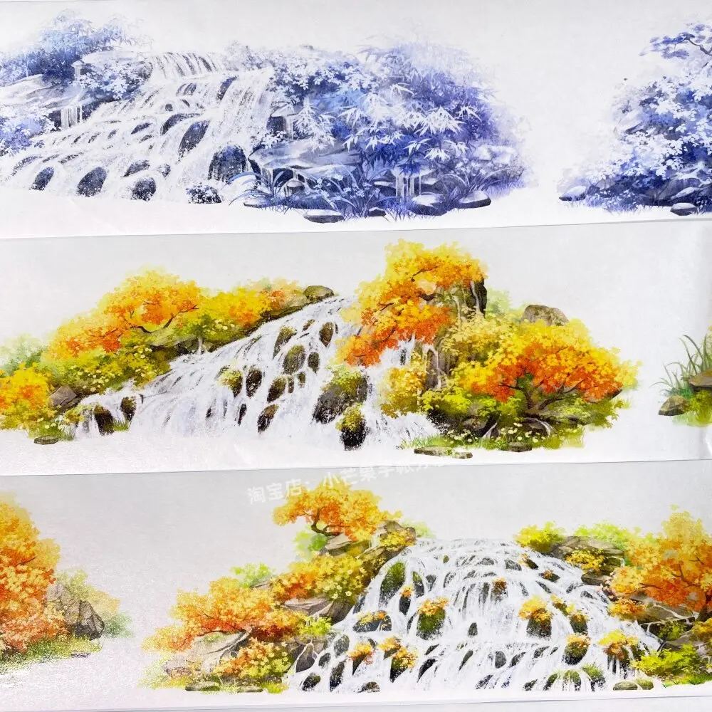 Декоративная лента Washi Pet Tape Maple Creek Antique Journal Collage Planner Sticker Goo Card (art.: 3920dae852004) - 3920dae852004
