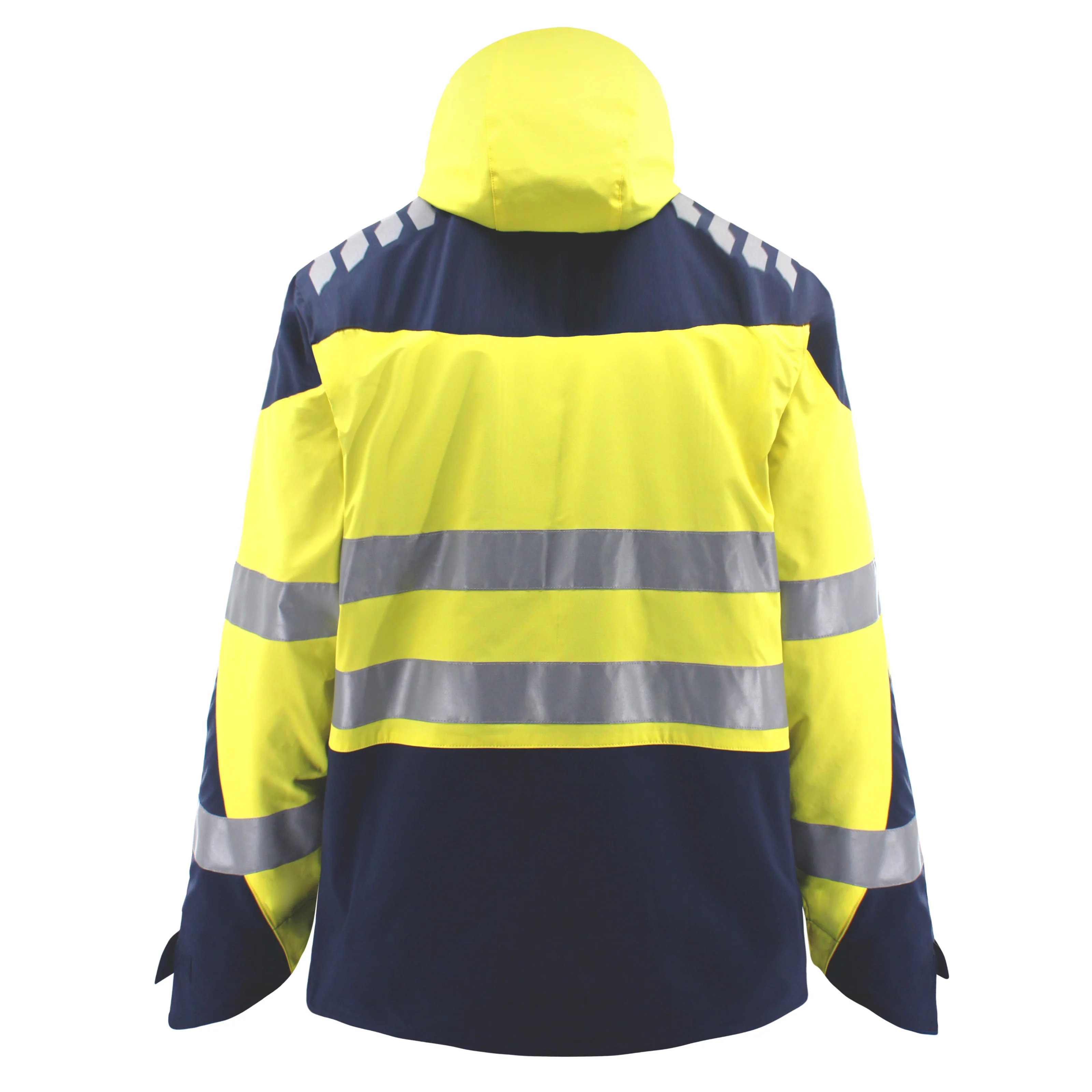 Мужская зимняя куртка Hi Vis со съемным флисом защитная высокой видимости для