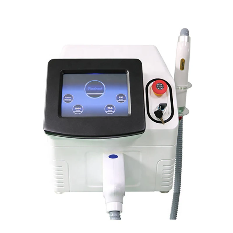 

Portable Desktop Spa Use Skin Rejuvenation Whitening 755nm Q Switched Tattoo Removal Nd Yag Laser Machine