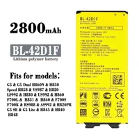 new 2700mah bl 42d1f replacement battery for lg g5 vs987 us992 h820 h830 h840 h850 h860 h868 ls992 f700 bl42d1f batteries