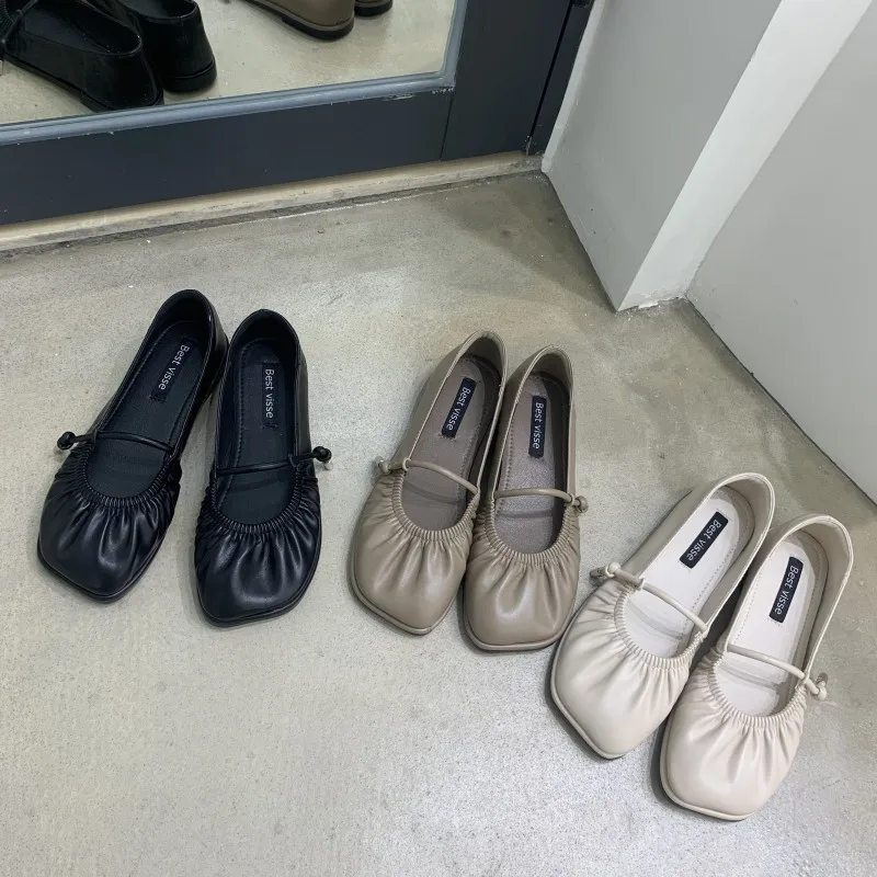 

Кроссовки женские из ткани «суперзвезда», на шнуровке, с квадратным носком