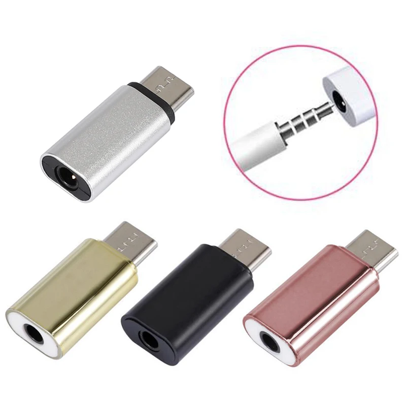 

USB To Type C Jack Adapter Micro USB Smartphone Converter Phone Charge Connector