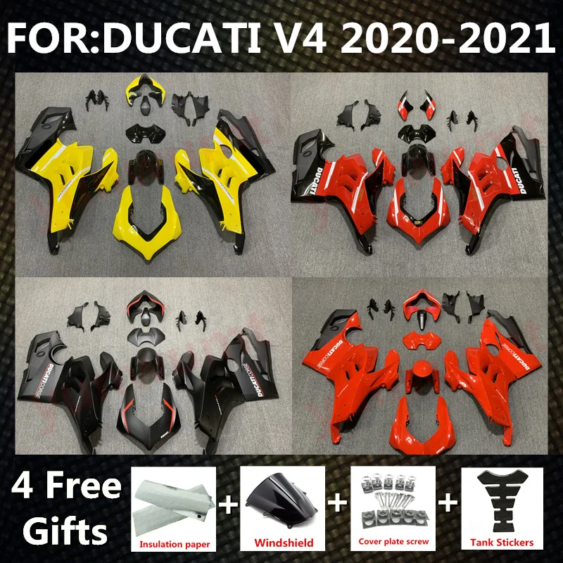 

New ABS Motorcycle Injection mold Fairings Kit Fit For DUCATI Panigale V4 20 21 v4s v4r 2020 2021 Bodywork full fairing kits