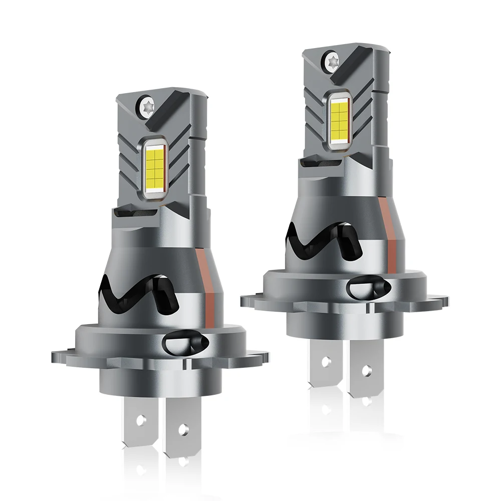 

2 шт., 1000 Вт, высокая мощность, светодиодная лампа H7, турбо-фара, 6500K, 1000000LM, 12 В, 24 В, CSP, мощная, лучшая, одобренная светодиодом, мини-лампа H7