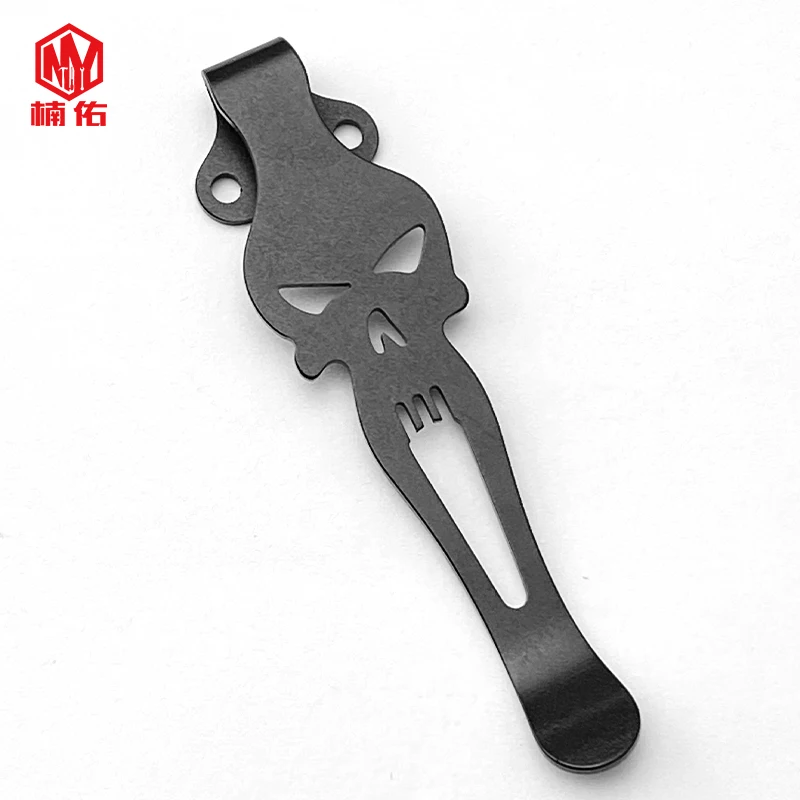 

1PC Titanium Alloy Knife Back Clip Spider C41 Deep Knife Clamp EDC Multifunction Tool