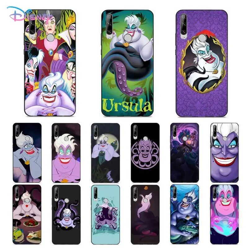 

Disney Ursula Villains Phone Case for Huawei Y 6 9 7 5 8s prime 2019 2018 enjoy 7 plus