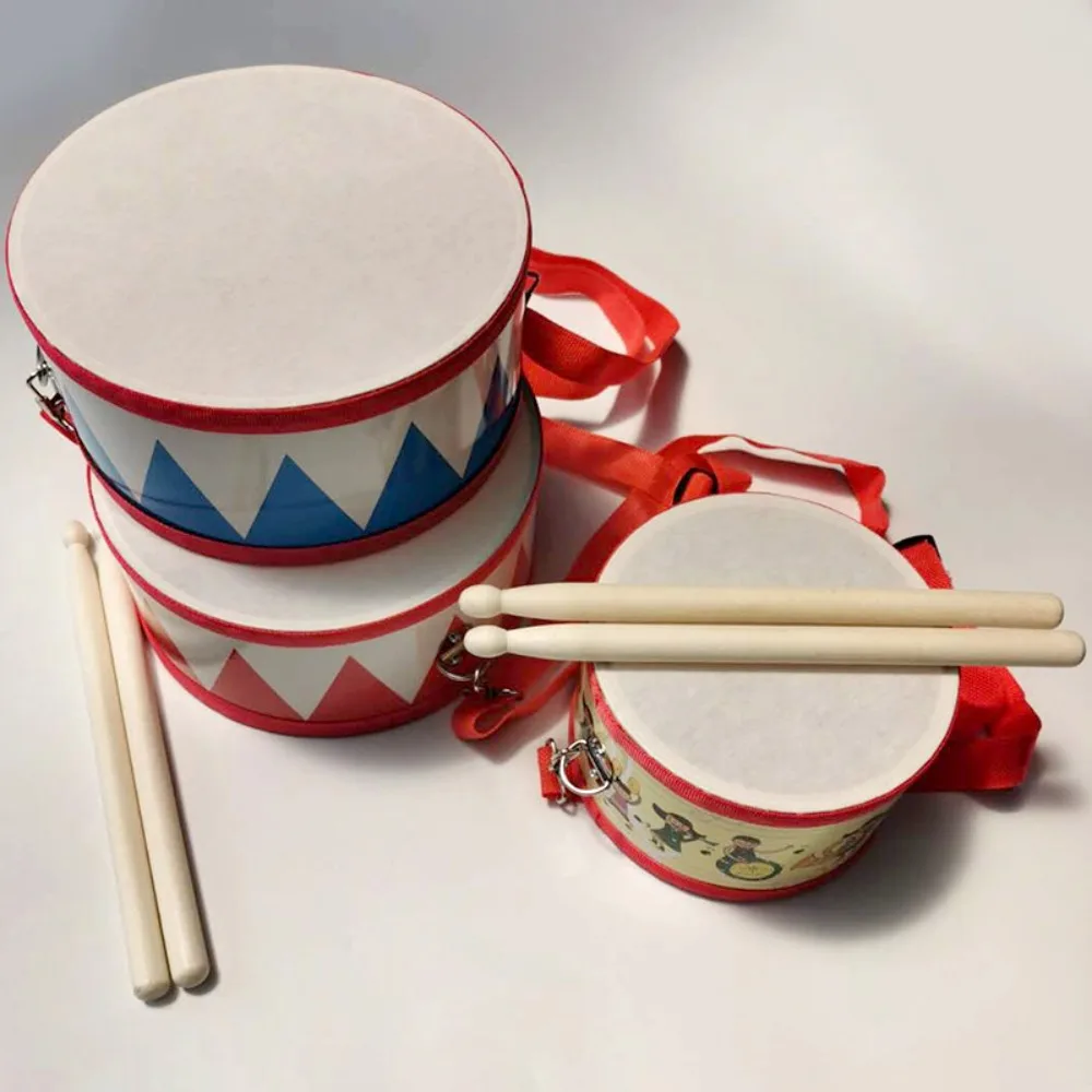 

New Early education Hand Drum Beat Children Toys Musical Instrument Percussion instrument Drum Wood