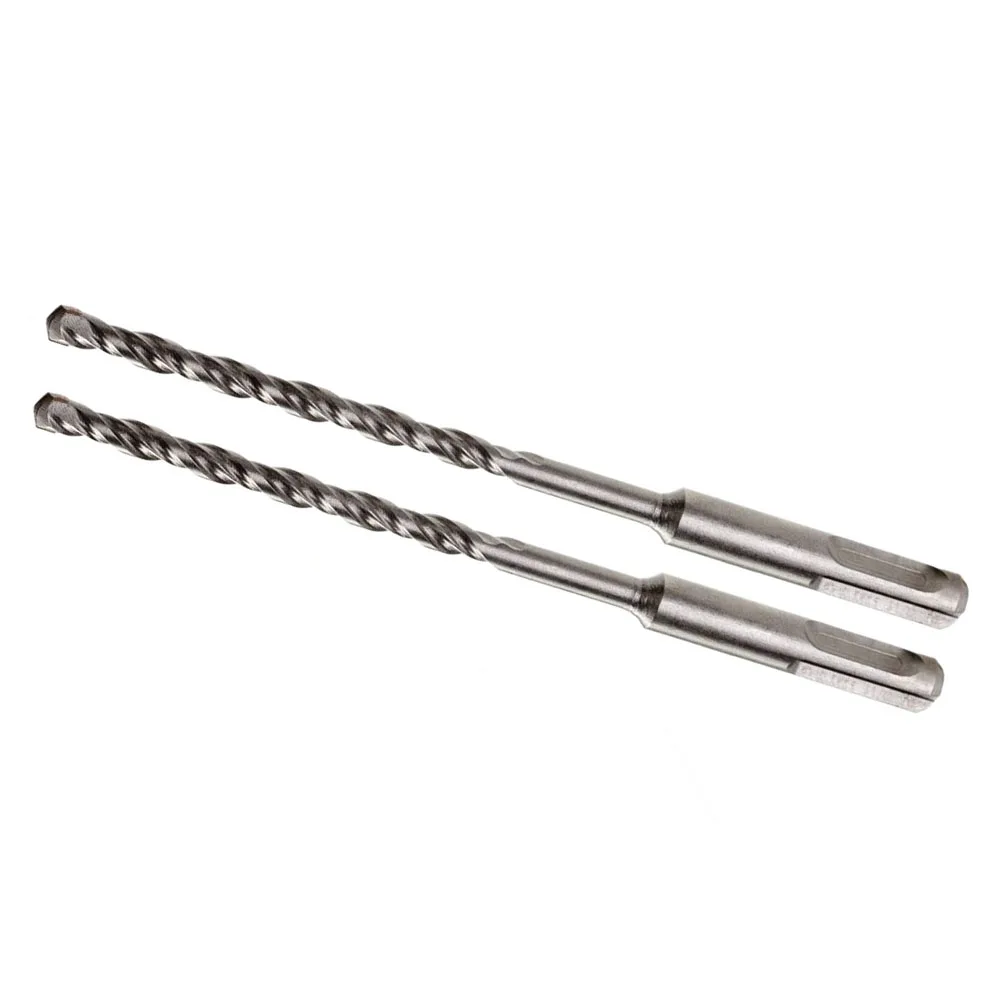 

2PCS SDS Carbide Drill Bits For Concrete Brick Stone Tile Glass Cement Metal Electric Hammer Drill Bits 5mm 6mm 8mm 10mm 12mm