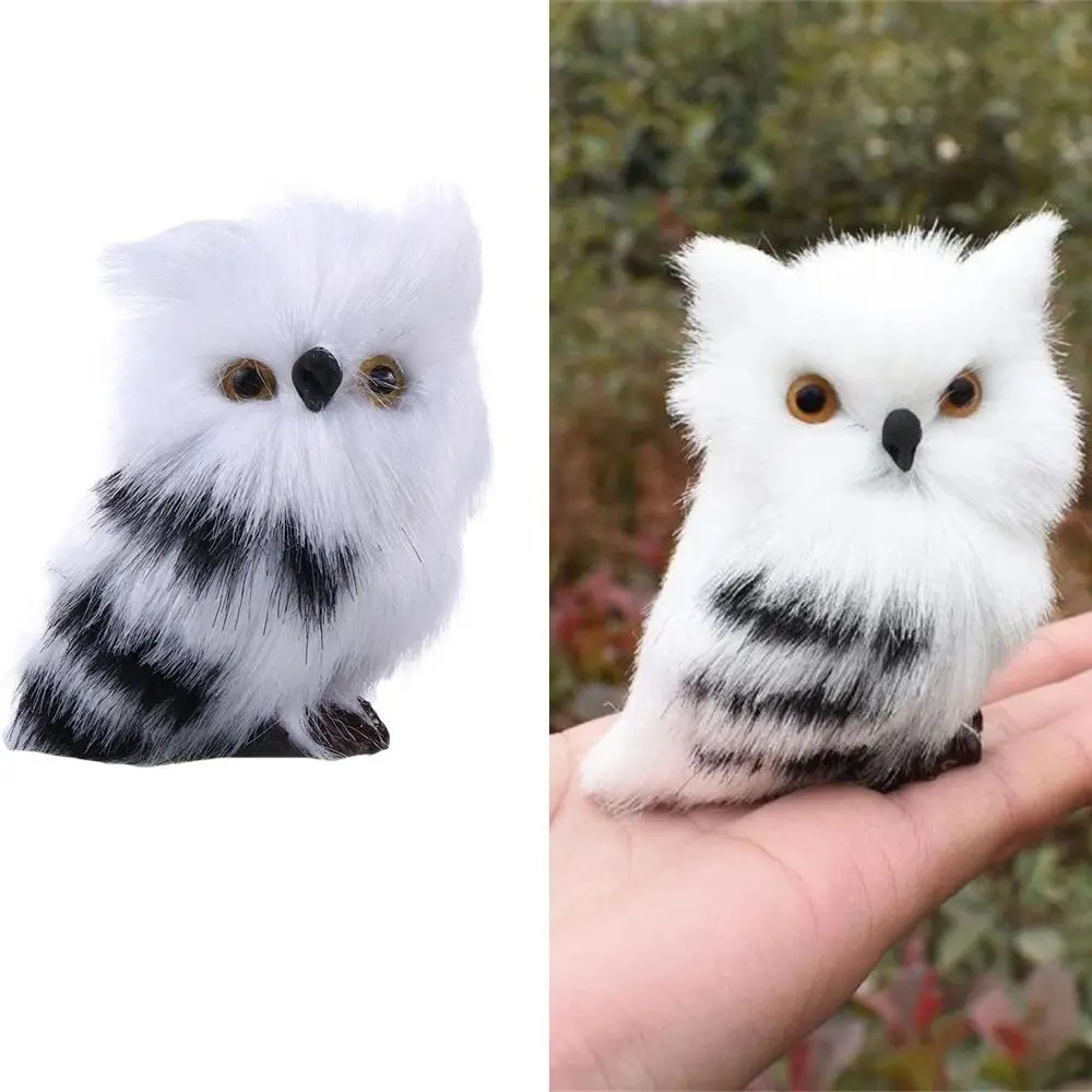 

Милая искусственная сова, Реалистичная животная сова, миниатюрная плюшевая игрушка, украшение для сада, фотореквизит, искусственная сова, украшение для сада, настольное ремесло