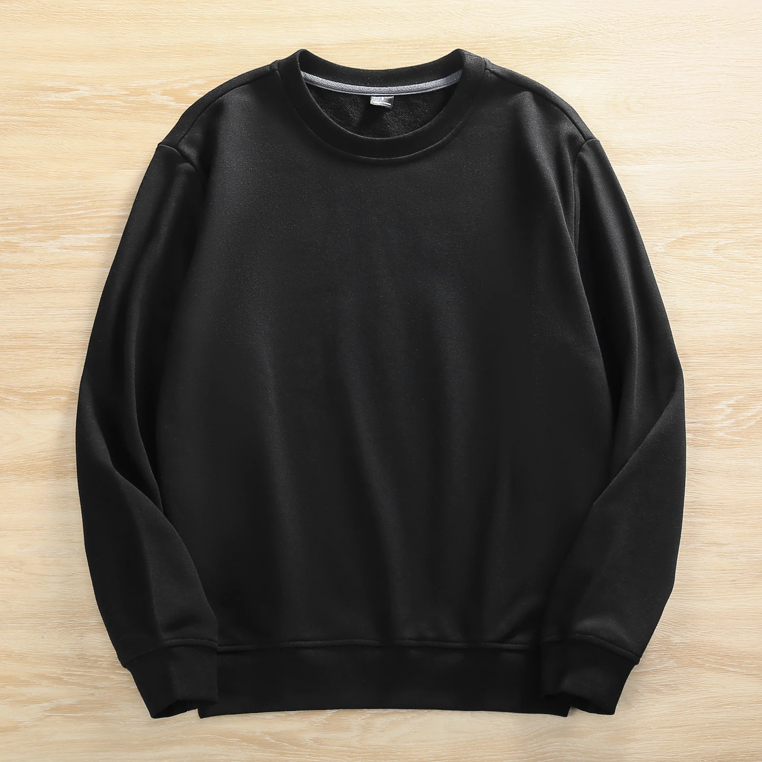 

Hot Sale The New Fall Long-Sleeved Hoodie Men's Loose Casual Solid Color Round Collar Pullover Military Training Uniforms