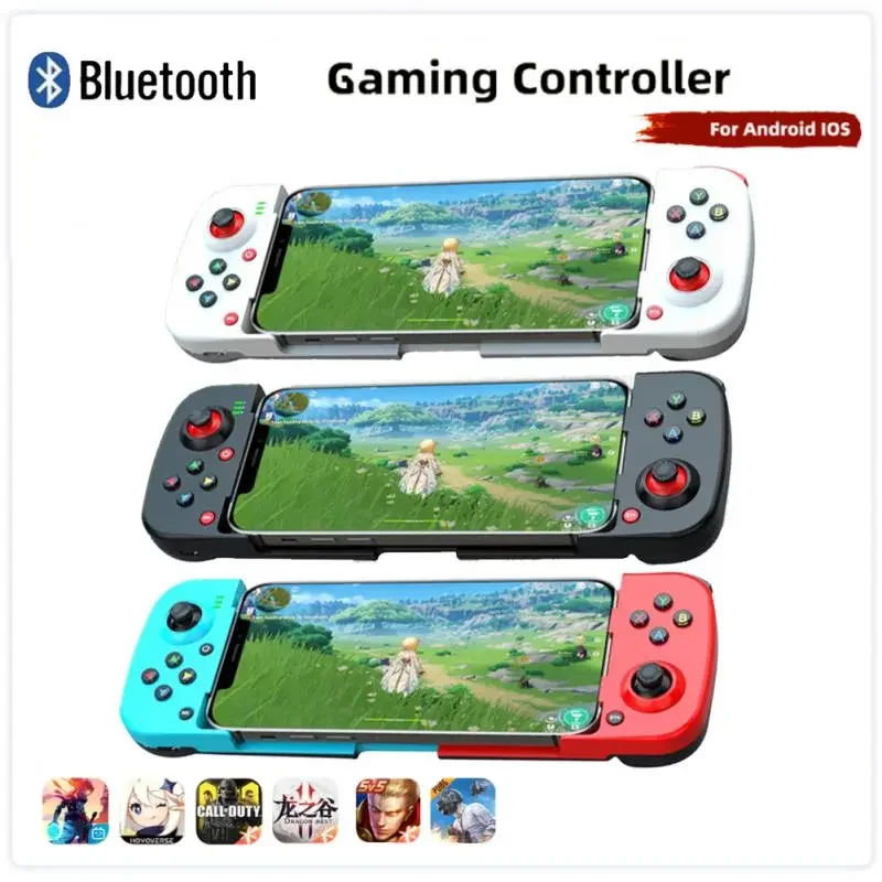 

NEW2023 Bezprzewodowy kontroler gier Bluetooth dla Genshin Saitake teleskopowy Joystick Gamepad dla iPhone