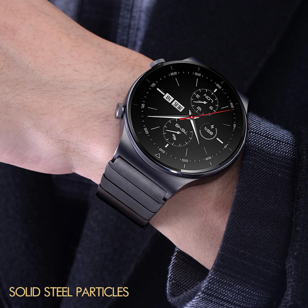 Браслет для часов Huawei Watch 3 / GT 2 Pro 46 мм/GT браслет из нержавеющей стали серого цвета