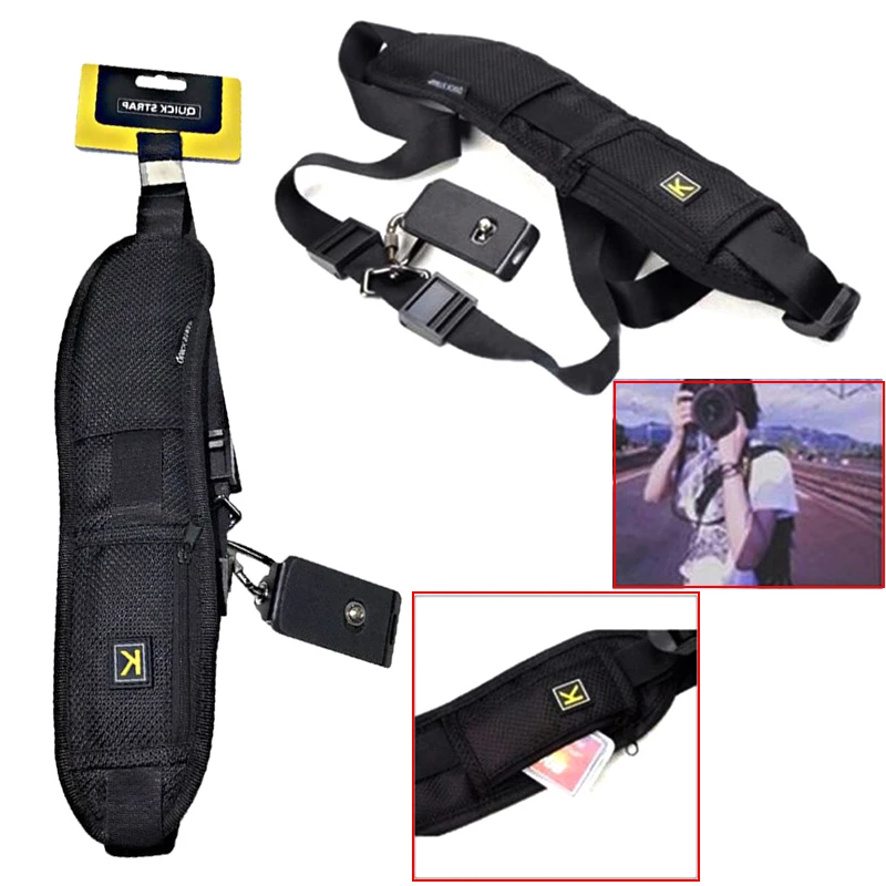 

High Quality Portable Shoulder Camera Strap for DSLR Digital Camera Canon Nikon Sonys Quick Rapid Camera Accessories Strap Belt
