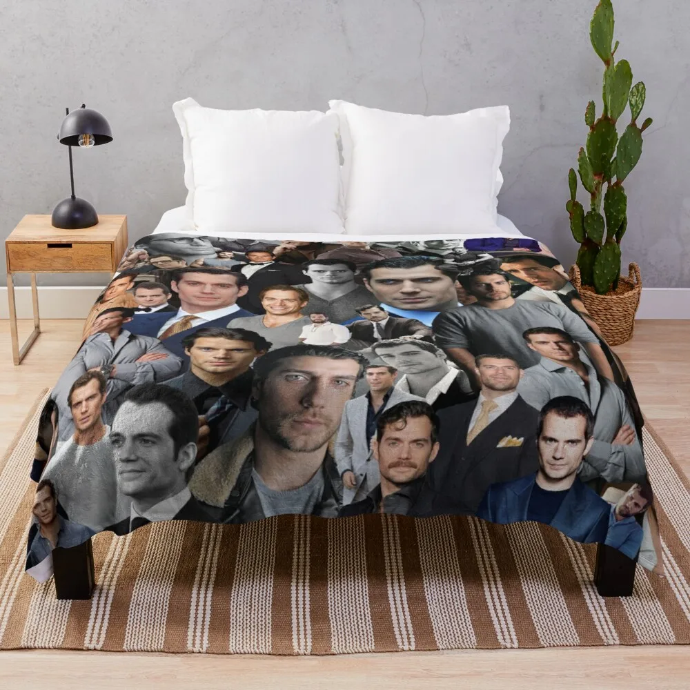 

Henry Cavill Throw Blanket Cotton Sofa Throw