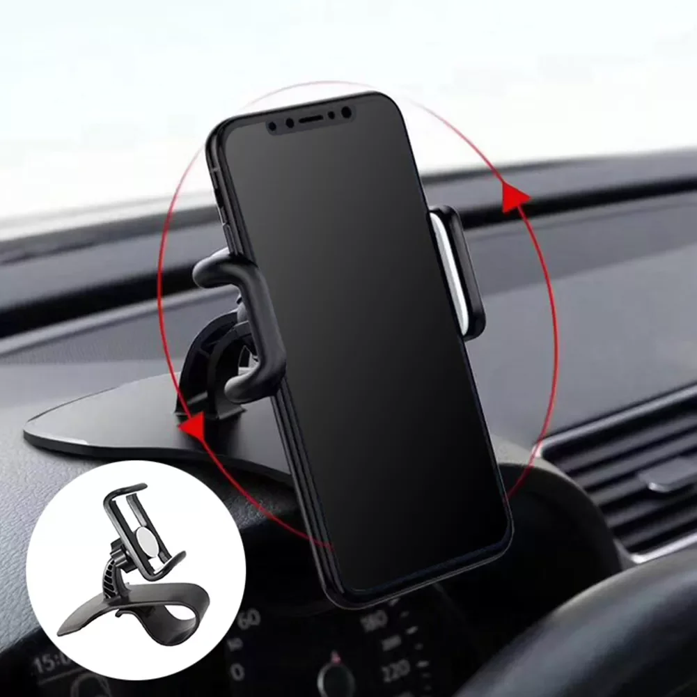 

360 Degree Rotation Car Auto Dashboard Mobile Phone Stand Holder Clip