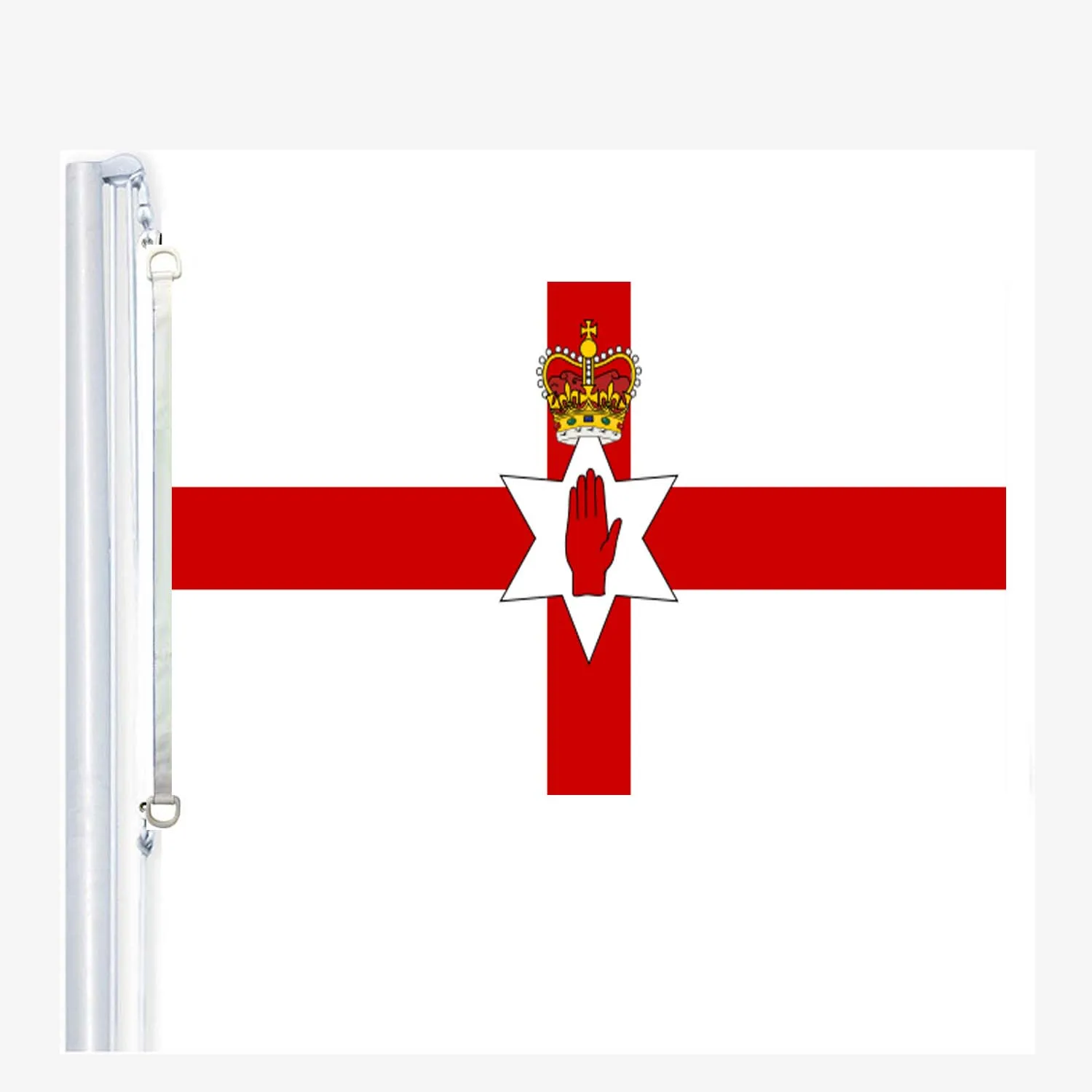 

Northern Ireland flags 90 x 150 cm, 100 % Polyester, Digitaldruck