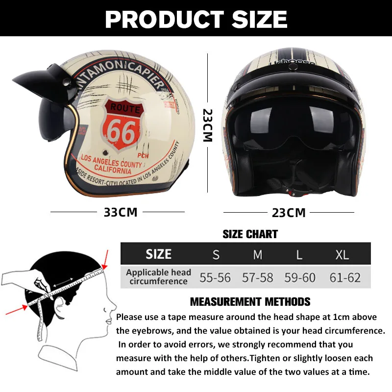 Сертификация в горошек новинка 2024 года хит продаж мотоциклетный шлем Chopper ретро