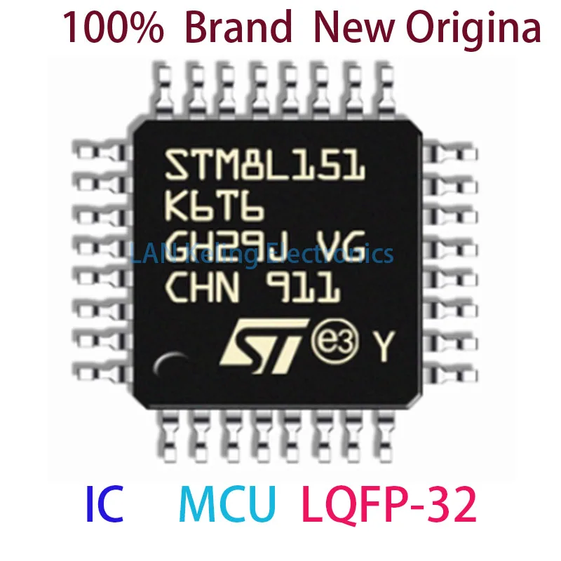 

STM8L151K6T6 STM8L STM8L151 STM8L151K6 STM8L151K6STM8L151K6T 100.% Совершенно новый оригинальный IC MCU LQFP-32