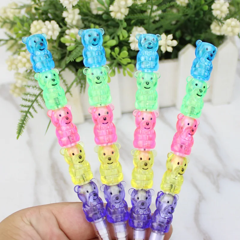 

5pcs Non-sharpening Replaceable Cute Pencils Pen Cap Students Writing Pen Stationery Pencil for Kids Gift School Office Supplies