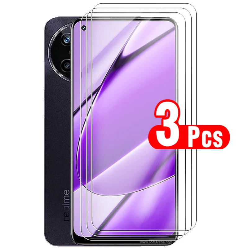 

3 шт. Защитное стекло для Realme 11 Realme11 4G realmi 6,4 дюймов закаленное стекло Защитные пленки для экрана Защитная пленка