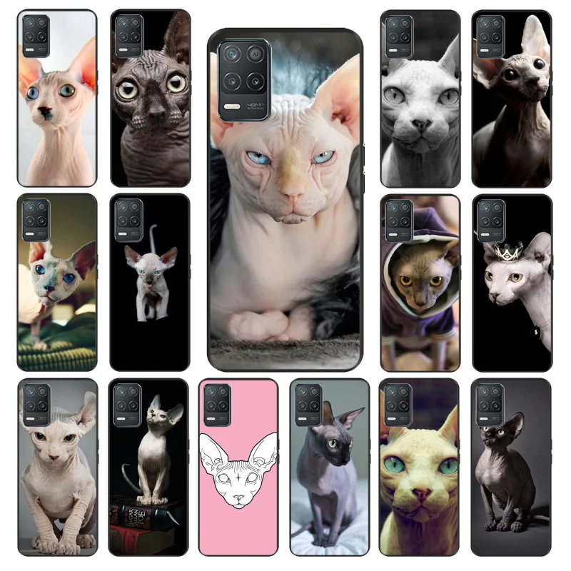 

Hairless Beerus cat Phone Case for OPPO Realme 8 7 6 6i C3 C21 C21Y C11 X3 SuperZoom A94 A74 A91 A53S A54