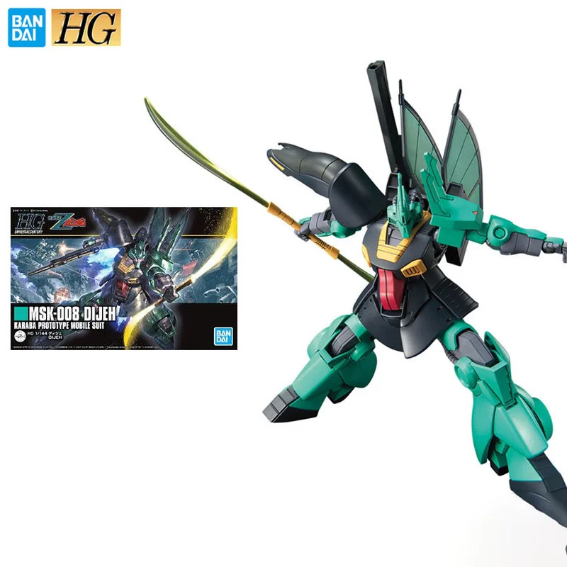 

Original Bandai 55577 HGUC 219 1/144 Mobile Suit Zeta Gundam MSK-008 Assembly Model Collection Action Figure Toy