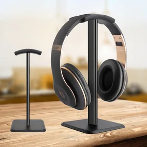 Alloy Headphone Stand Holder Rack, Support Gamer Headset Stand, Aluminum Black Bluetooth Earphone Ha in India