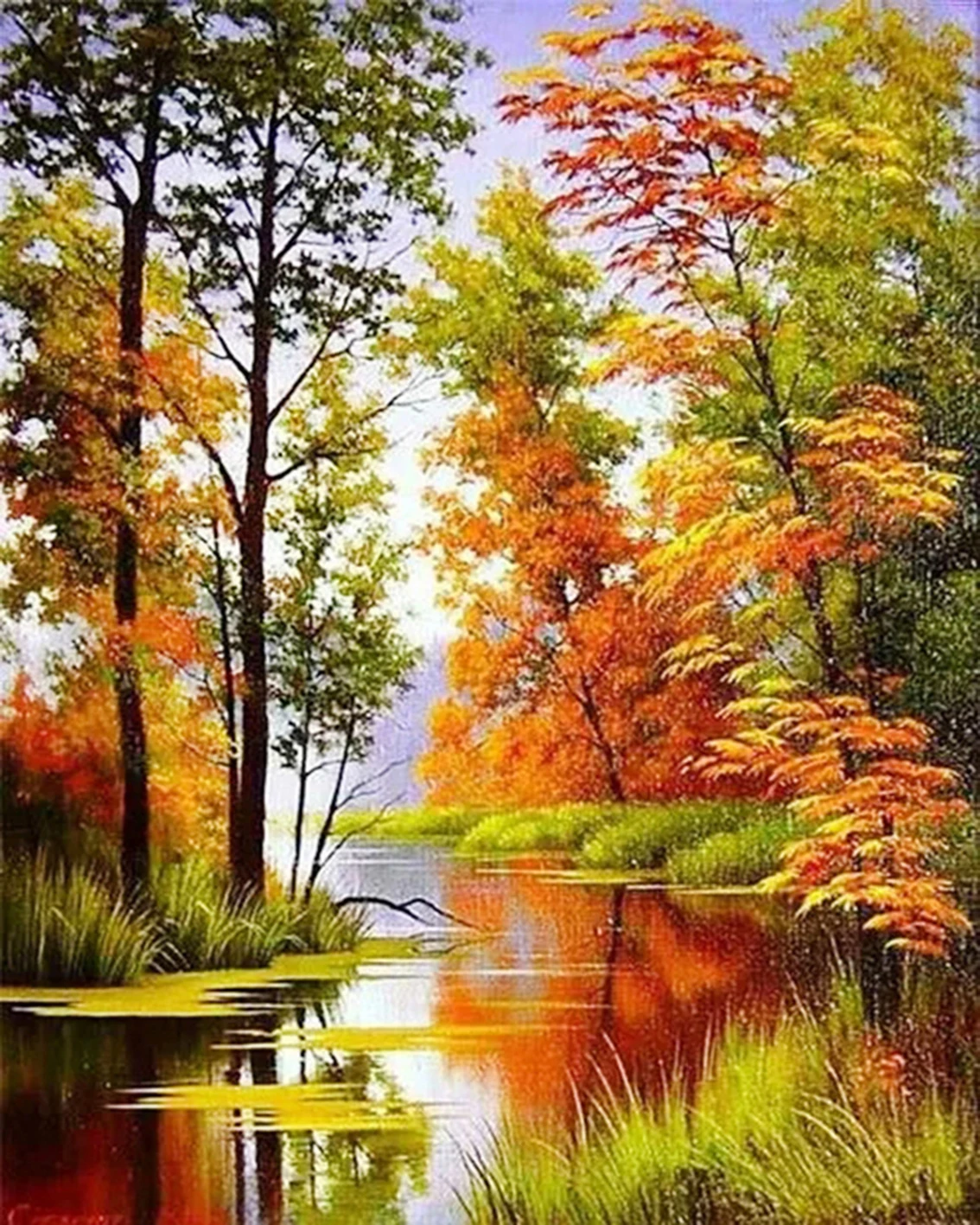 

2023 5D алмазная живопись «сделай сам», новинка, мозаика, картина, цветной пейзаж, дерево, украшение для дома, полная квадратная/круглая кирпичная кладка