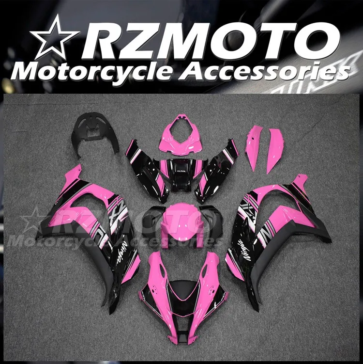 

Injection Mold New ABS Fairings Kit Fit for Kawasaki Ninja ZX-10R ZX10R 2016 2017 2018 2019 117 18 19 Bodywork Set Pink Black