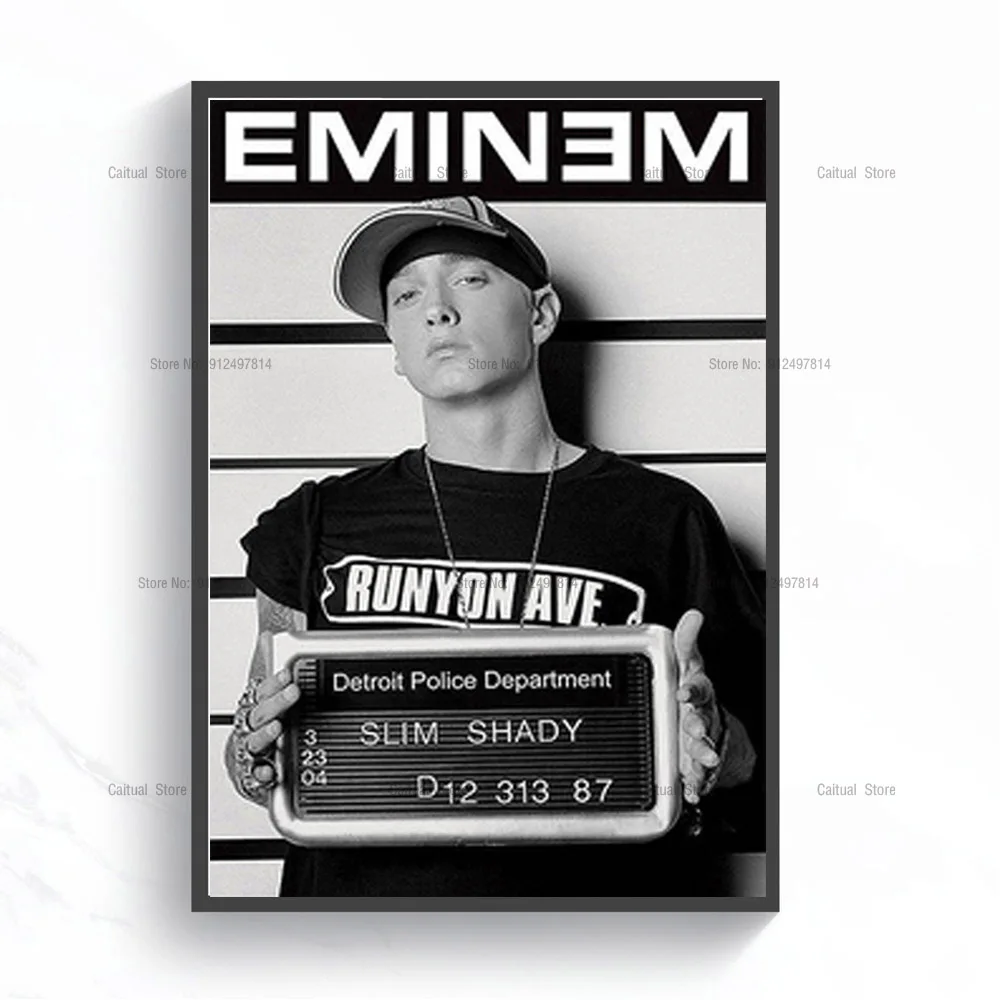 Эминем шоу музыка звезда рэпера убийца альбом Обложка холст живопись настенное