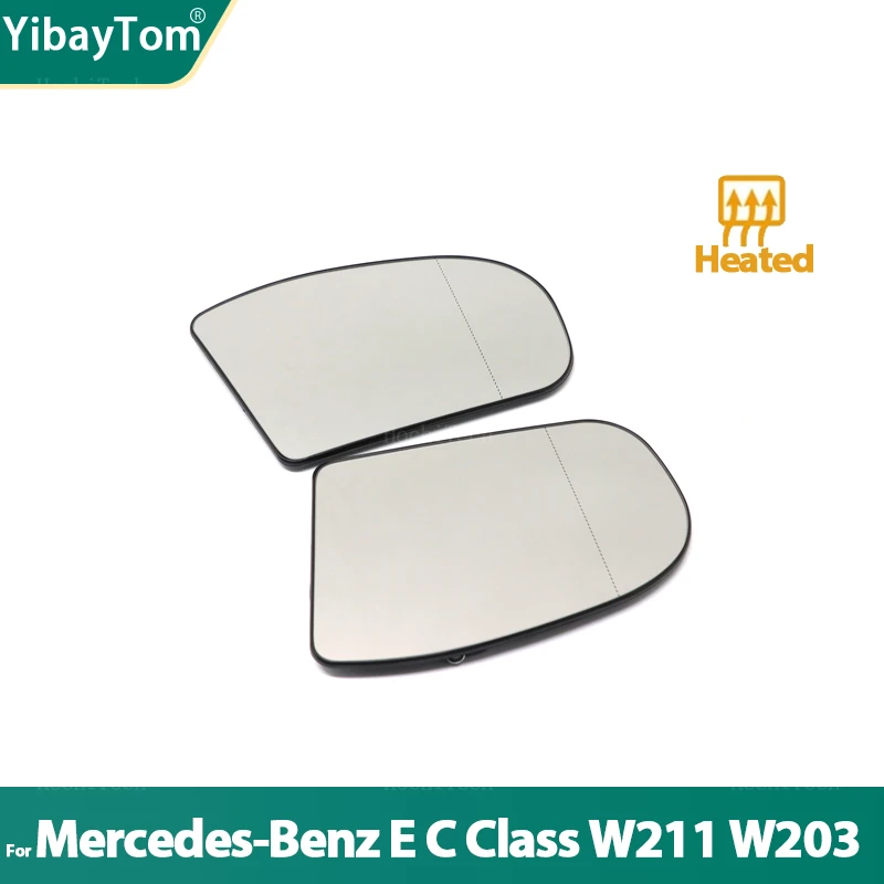 

Mirror Heated Side Mirror Glass Rearview Mirror Lens for Mercedes-Benz E-class C-class C E Class W211 W203 Accessories