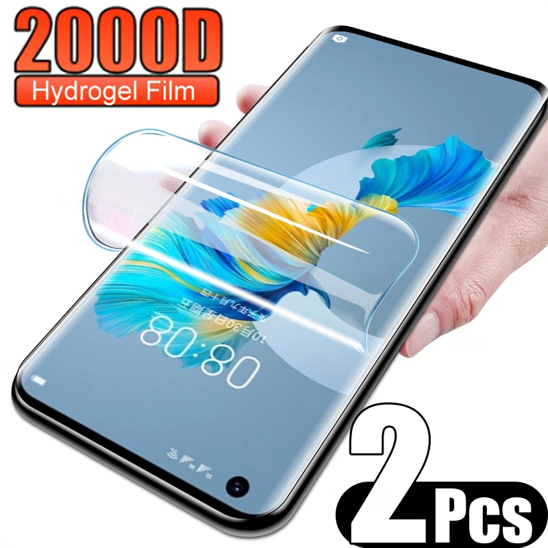 

2Pcs Hydrogel Film For Huawei Mate 30 20 10 Lite 40 Pro Screen Protector For Huawei P40 P30 Lite Pro Full Cover Film Protective