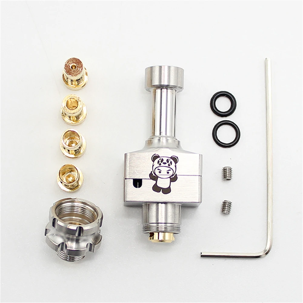 

SXK Vapeshell Atomizone's RBA bridge for BB box Boro tank Panda pattern compatible Bridg`D 2 510 thread tool SXK billet 70w box