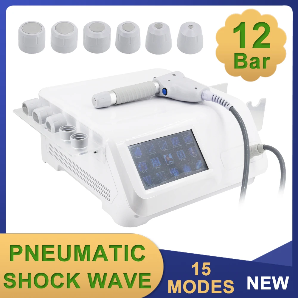 

Professional Pneumatic Shockwave Machine ED Treatment Body Relax Muscle Massager Tennis Elbow Radial Shock Wave Therapy Devices