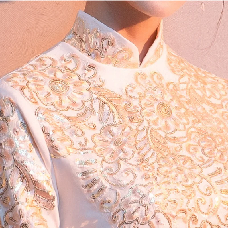Sheng Coco женское платье в китайском стиле модное современное китайское Qipao