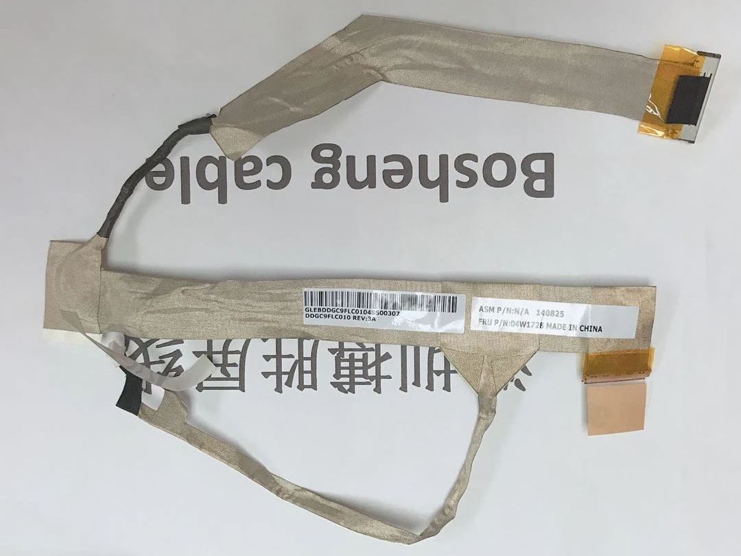 

Гибкий кабель для видеоэкрана для ноутбука Lenovo IBM ThinkPad L420 L421, ЖК-дисплей, ленточный кабель DDGC9FLC010 04W1728