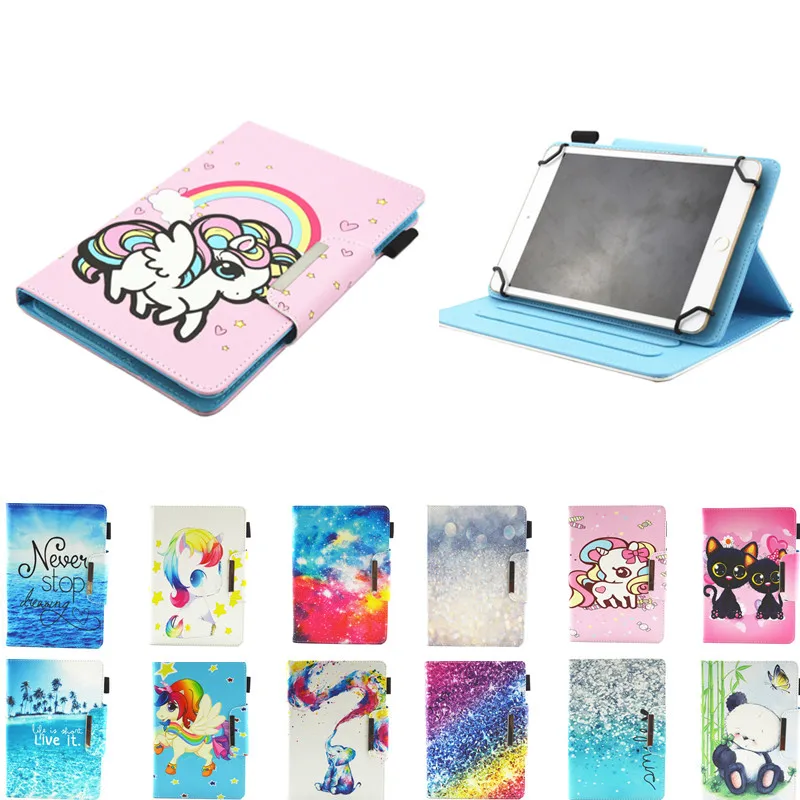 

10.1 inch Universal Tablet Case For DEXP Ursus B11 L210 K11 P410 E110 VA110 VA210 N110 P110 P210 A310 GX210 TS210 3G Cute Cover