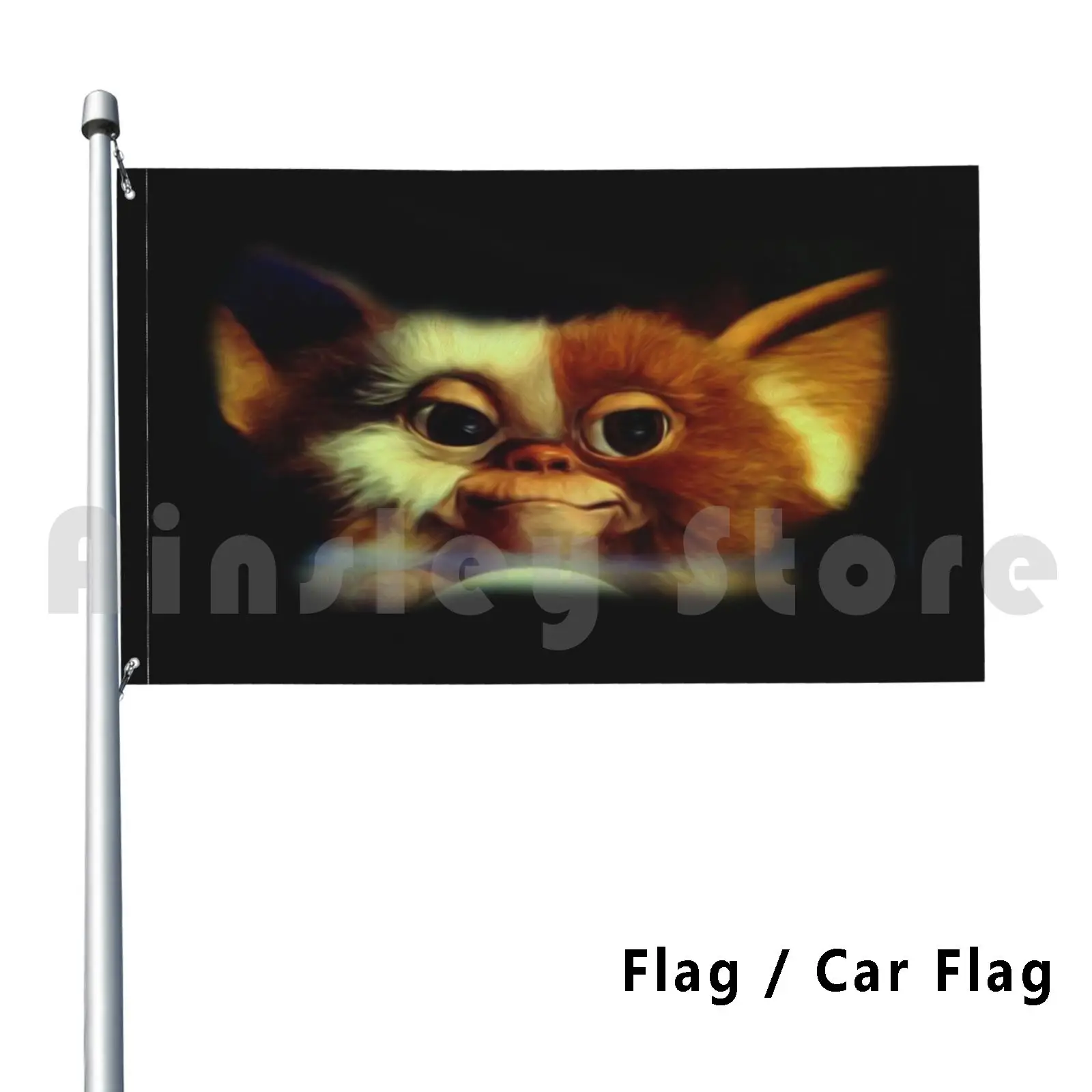 

Gizmouth Flag Car Flag Funny Gizmo Gremlins Cute Adorable Horror Fun
