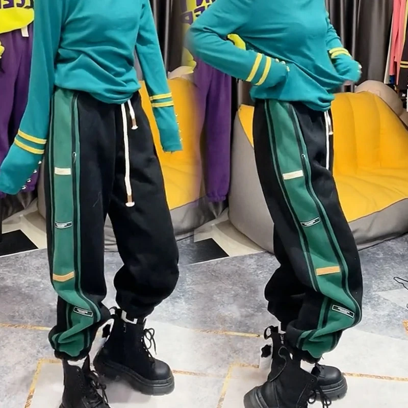 

Classic Design Woman Pant 100% Cotton Femme Letters Embroidery Joggers Not Pill Sweatpant Harajuku Harun pants Sport Trousers